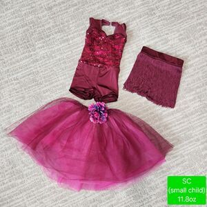 Weissman toddler girl's dance costume flapper size SC